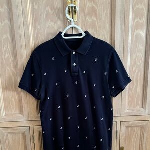 J. Crew Polo Shirts - White and Blue